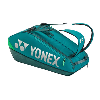 YONEX Pro Racquet Bag (6pcs) for Badminton & Tennis - BA92426 Deep Green