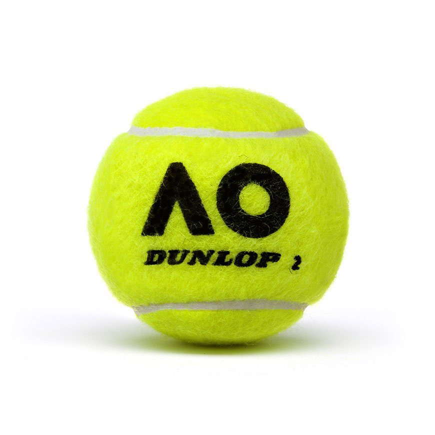 DUNLOP Australian Open (4 In 1 Tube) Tennis Balls – Official AO Match Ball - Gem Sports