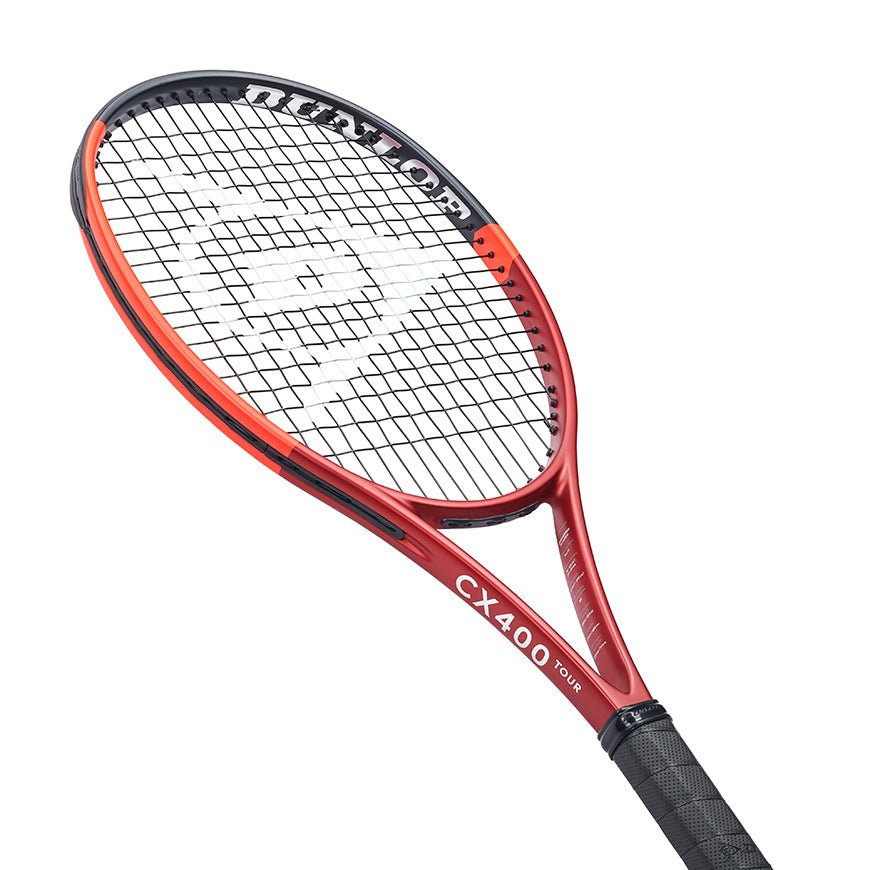 DUNLOP CX 400 TOUR (Red) 300g Tennis Racquet - Unstrung & Free Grip - Gem Sports