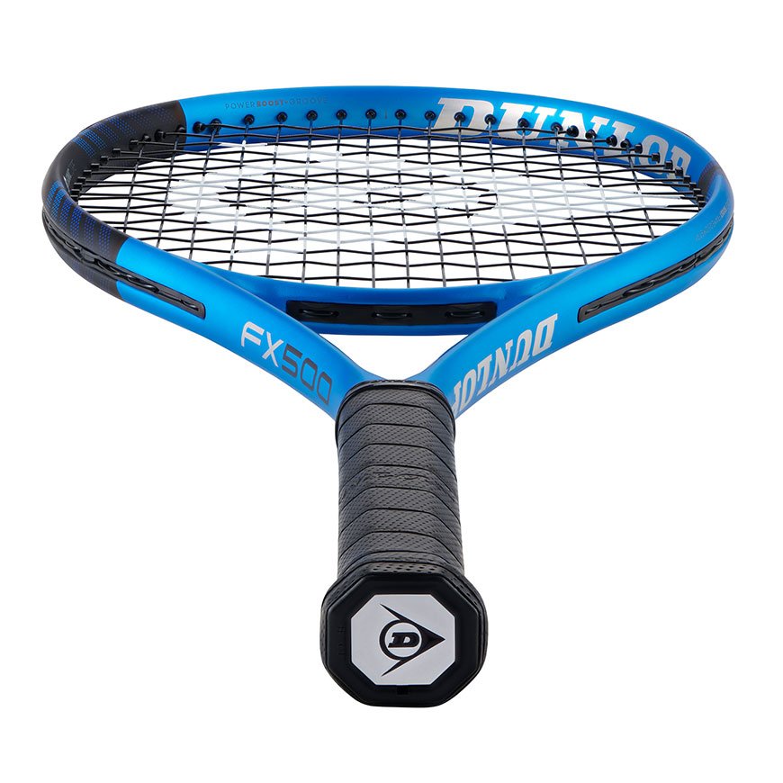 DUNLOP FX 500 (Blue/Black) 300g Tennis Racquet - Unstrung & Free Grip - Gem Sports