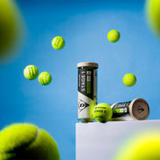 DUNLOP Stage 1 Green (4 In 1 Tube) Tennis Balls – ITF Approved Beginner Ball - Gem Sports