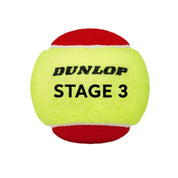 DUNLOP Stage 3 Red (12 In 1 Box) Beginner Tennis Balls – Slower Speed & Larger Size - Gem Sports