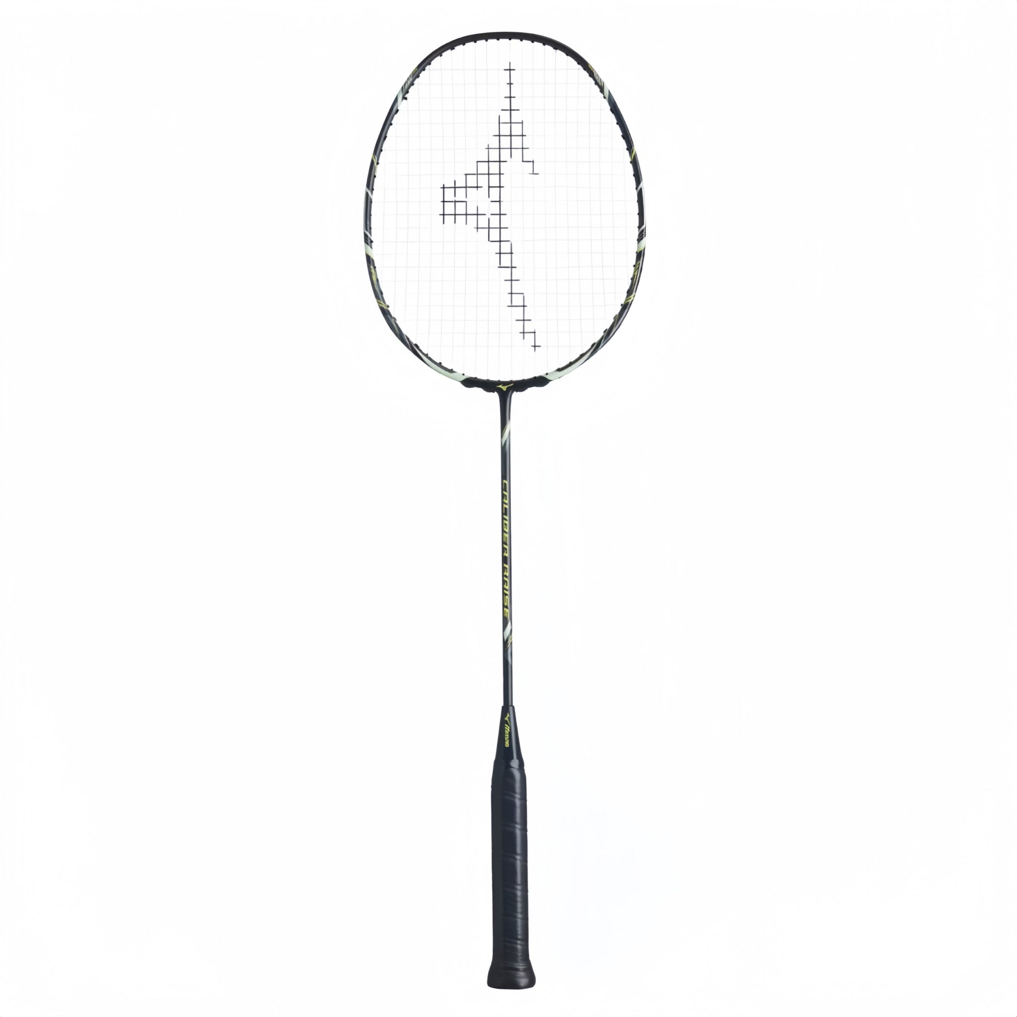 MIZUNO CALIBER RAISE (Black/Green) Badminton Racquet – Strung & Free Grip - Gem Sports