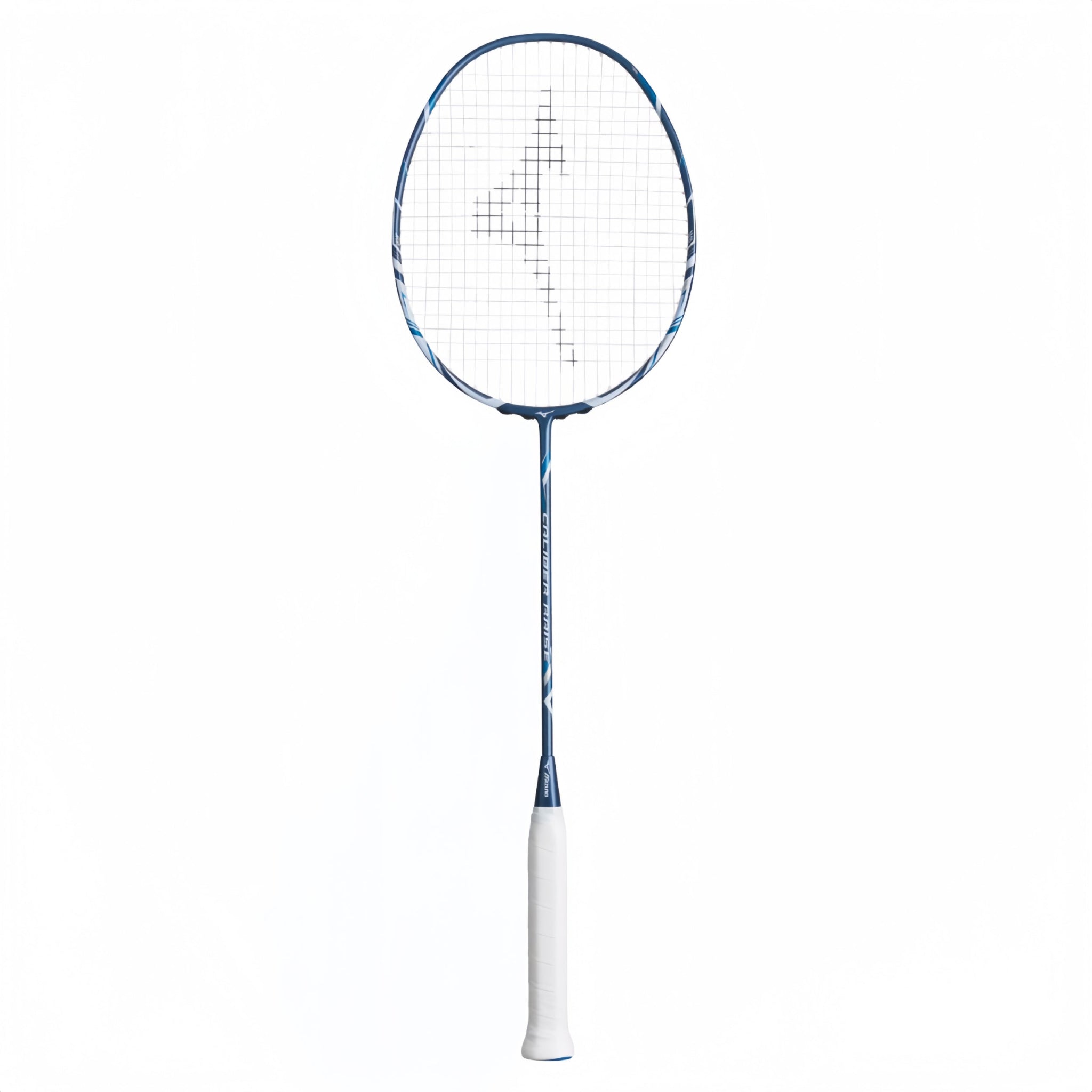 MIZUNO CALIBER RAISE (Blue/White) Badminton Racquet – Strung & Free Grip - Gem Sports
