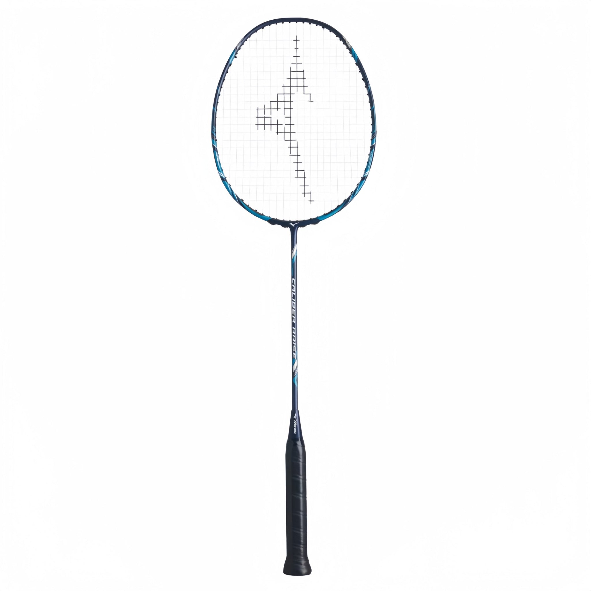 MIZUNO CALIBER RAISE (Navy/Blue) Badminton Racquet – Strung & Free Grip - Gem Sports