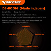 OGKILS DS - BOOM 0.65MM Badminton String Set (10m) Medium Feeling+High Repulsion Multiple Colors - Gem Sports
