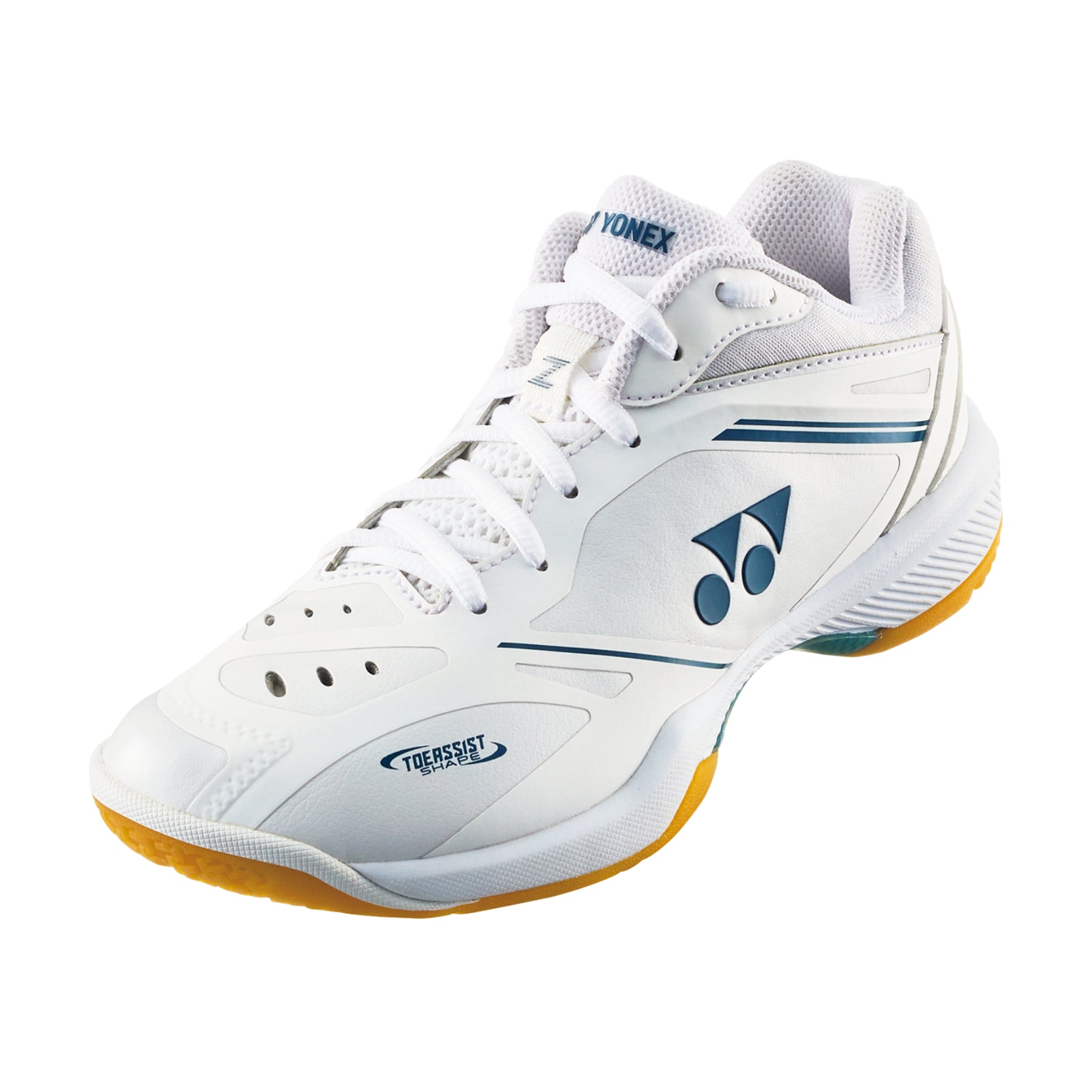 YONEX Power Cushion 65 Z4 White Women's Badminton Shoes – Gem Sports