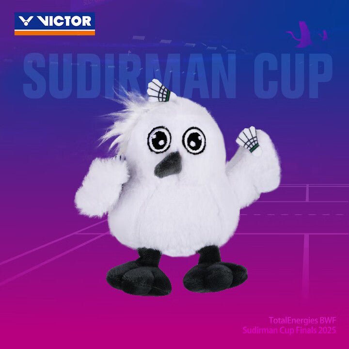 VICTOR 2025 Sudirman Cup Finals Stuffed Toy PGSC2522 A - White - Gem Sports