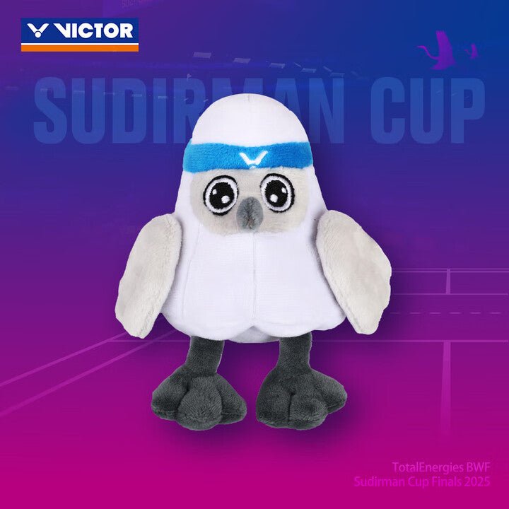 VICTOR 2025 Sudirman Cup Finals Stuffed Toy PGSC2523 A - White/Blue - Gem Sports