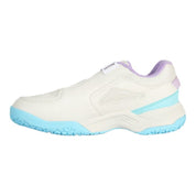 VICTOR A170IIJR - LM JUNIOR Badminton Shoes - Ivory White/ Bonnie Blue - Gem Sports