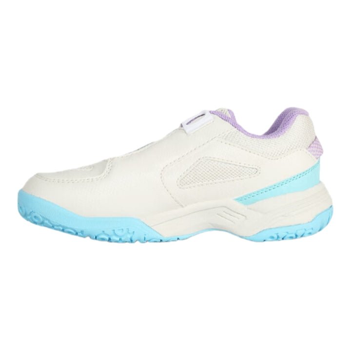 VICTOR A170IIJR - LM JUNIOR Badminton Shoes - Ivory White/ Bonnie Blue - Gem Sports