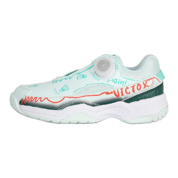 VICTOR A170IIJR - RG JUNIOR Badminton Shoes - Soothing Sea/ Verdigris - Gem Sports