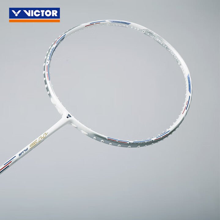 VICTOR AuraSpeed HS PLUS VBC (Pearl White) Badminton Racquet – Unstrung & Free Grip - Gem Sports