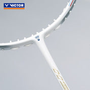 VICTOR AuraSpeed HS PLUS VBC (Pearl White) Badminton Racquet – Unstrung & Free Grip - Gem Sports