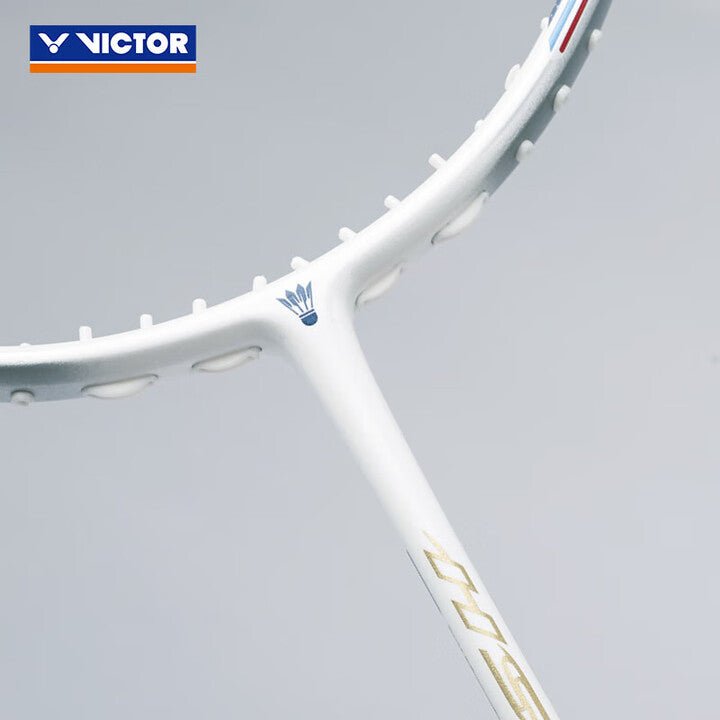 VICTOR AuraSpeed HS PLUS VBC (Pearl White) Badminton Racquet – Unstrung & Free Grip - Gem Sports