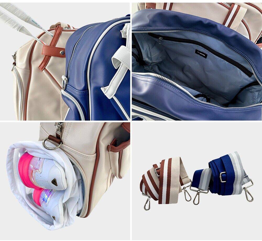 VICTOR BR5914 - B Vintage Racquet Bag Navy - Gem Sports
