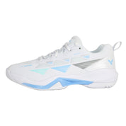 VICTOR C90HP - AM UNISEX Badminton Shoes - White/Corydalis Blue - Gem Sports