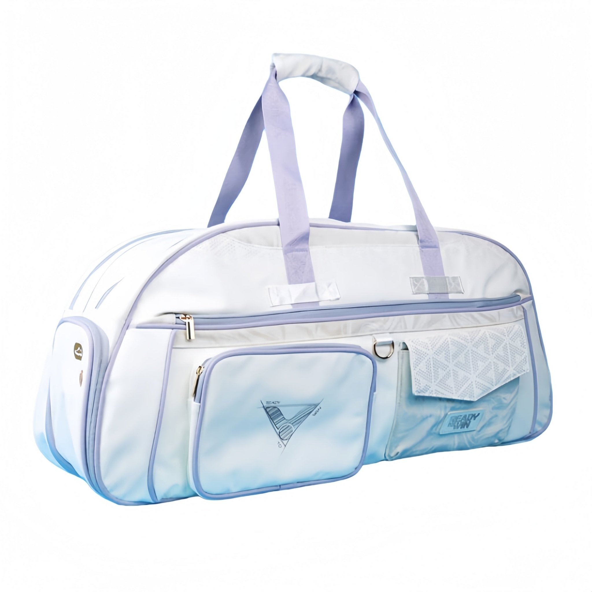 VICTOR Rectangular Racquet Bag (6 pcs) - BR5643 - AT White/Lavander Fog - Gem Sports