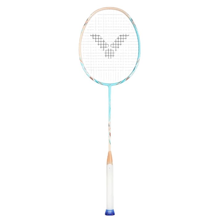 VICTOR Thruster MUSE (F - Cyan Blue) 5U/G6 Badminton Racquet – Unstrung & Free Grip - Gem Sports