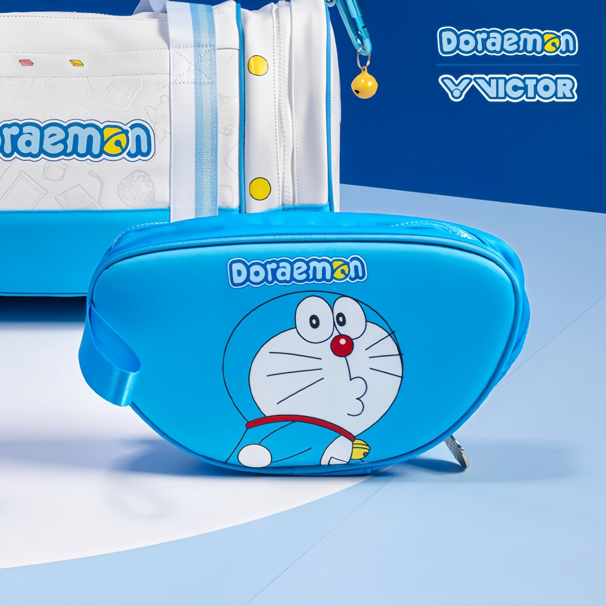 VICTOR x Doraemon Toiletry Bag BG1205DRM Hawaiian Blue - Gem Sports