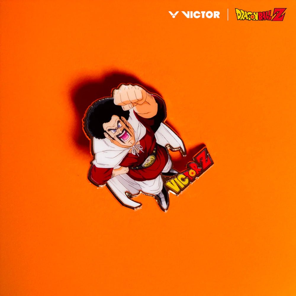 VICTOR x Dragon Ball Z Mr. Satan Badge - PG4502DBZ - E Yellow - Gem Sports
