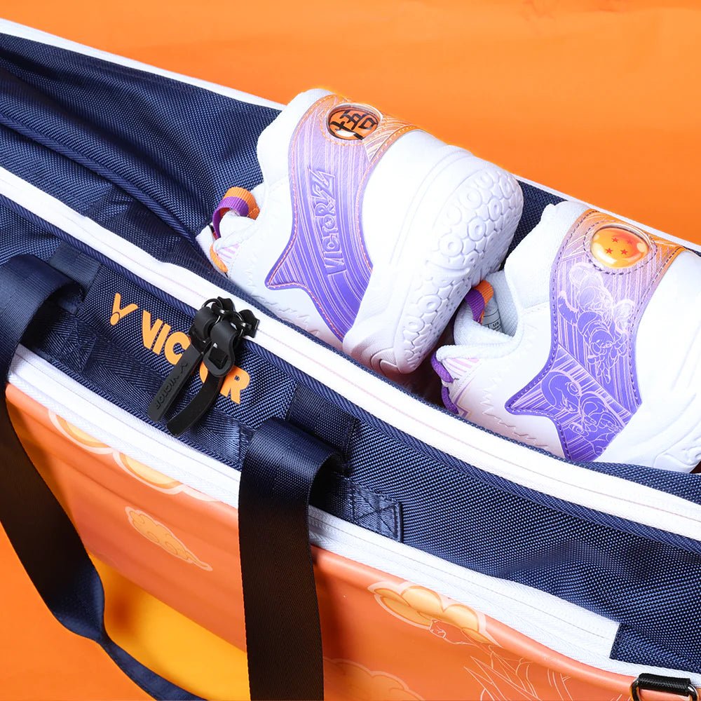 VICTOR x Dragon Ball Z Racquet Bag (6 pcs) for Badminton & Tennis - BR5639DBZ - O Bright Marigold - Gem Sports