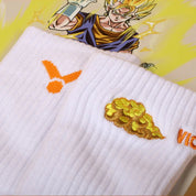 VICTOR x Dragon Ball Z Sports Socks UNISEX - SK508DBZ - A White - Gem Sports