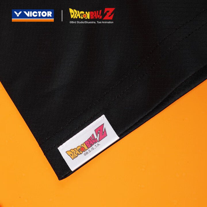 VICTOR x Dragon Ball Z Unisex Knitted T-Shirt - T - 501DBZ - C Black - Gem Sports