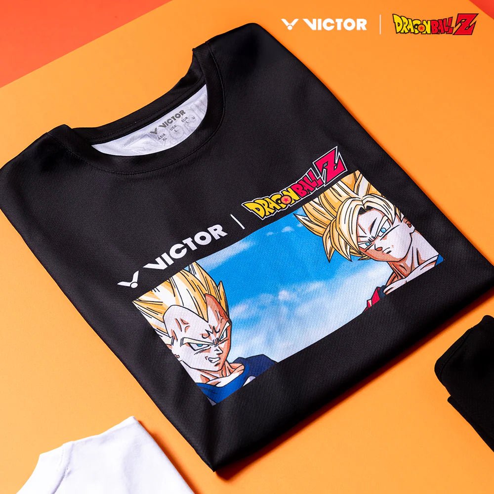 VICTOR x Dragon Ball Z Unisex Knitted T-Shirt - T - 501DBZ - C Black - Gem Sports