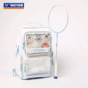 VICTOR x HYQ Backpack BR5058HYQ AM - White/Quiet Tide - Gem Sports