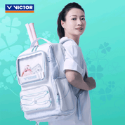 VICTOR x HYQ Backpack BR5058HYQ AM - White/Quiet Tide - Gem Sports
