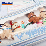 VICTOR x HYQ Rectangular Racquet Bag (6 pcs) BR5658HYQ - White/Blue - Gem Sports