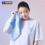 VICTOR x HYQ Sports Towel TW505HYQ M - Sky Blue - Gem Sports