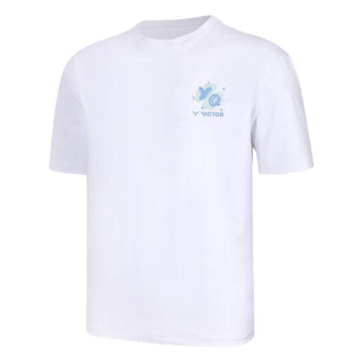VICTOR x HYQ Unisex T-Shirt T - 501HYQ A - White - Gem Sports