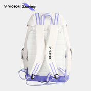 VICTOR x ZSW Backpack BR5056ZSW - White/Purple - Gem Sports