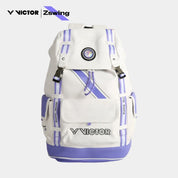 VICTOR x ZSW Backpack BR5056ZSW - White/Purple - Gem Sports