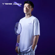 VICTOR x ZSW Unisex T-Shirt (Oversize Fit) T - 501ZSW A - White - Gem Sports