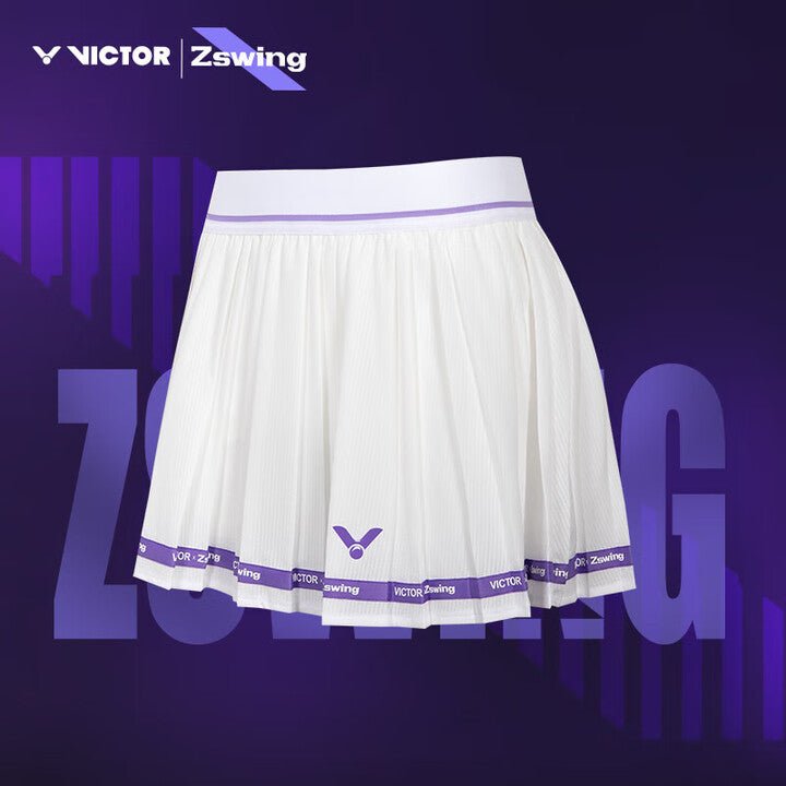 VICTOR x ZSW Women's Skirts K - 503ZSW A - White - Gem Sports