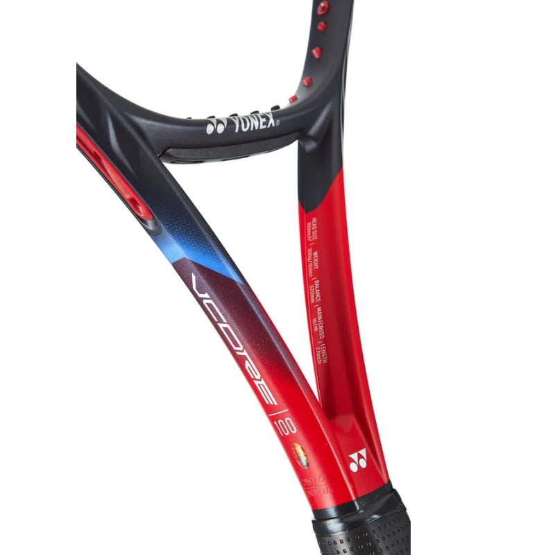 YONEX 2023 VCORE 100 (Scarlet) 300g Tennis Racquet - Unstrung & Free Grip - Gem Sports
