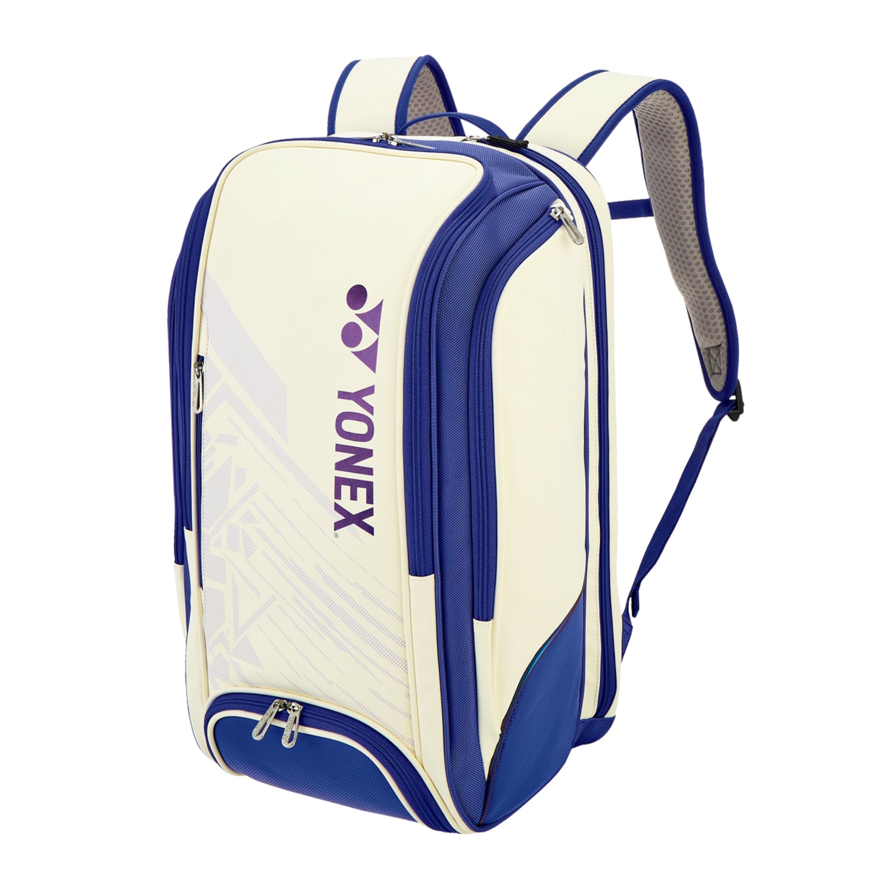 YONEX 2025 Expert Backpack White/Deep Blue BA02512EX - Gem Sports