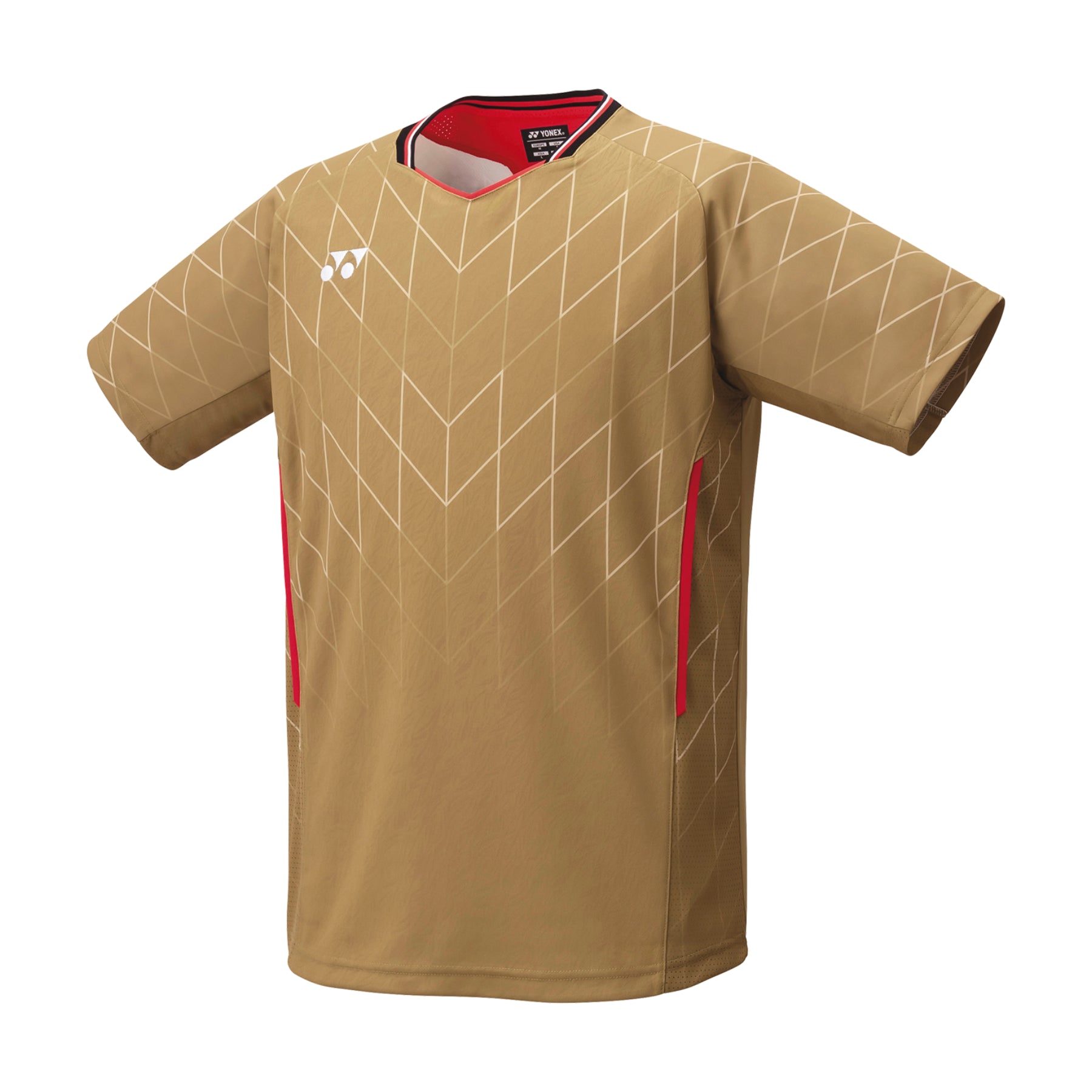 YONEX 2025 Japan National Team Crew Neck Shirt 10698YX Gold - Gem Sports