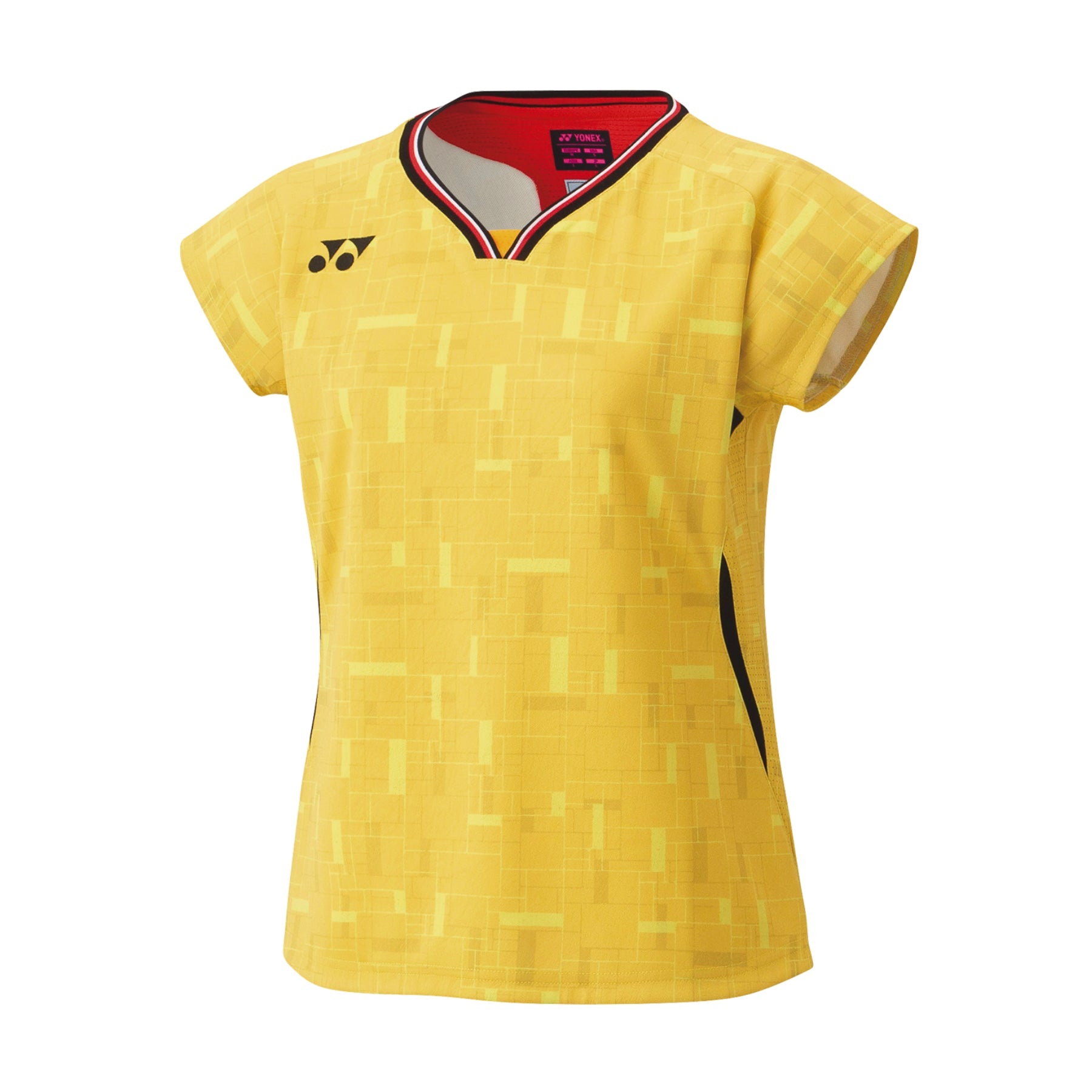 YONEX 2025 Japan National Team Women's Crew Neck Shirt 20917YX Bright Golden Yellow - Gem Sports