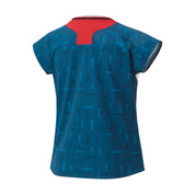 YONEX 2025 Japan National Team Women's Crew Neck Shirt 20917YX Denim Navy - Gem Sports
