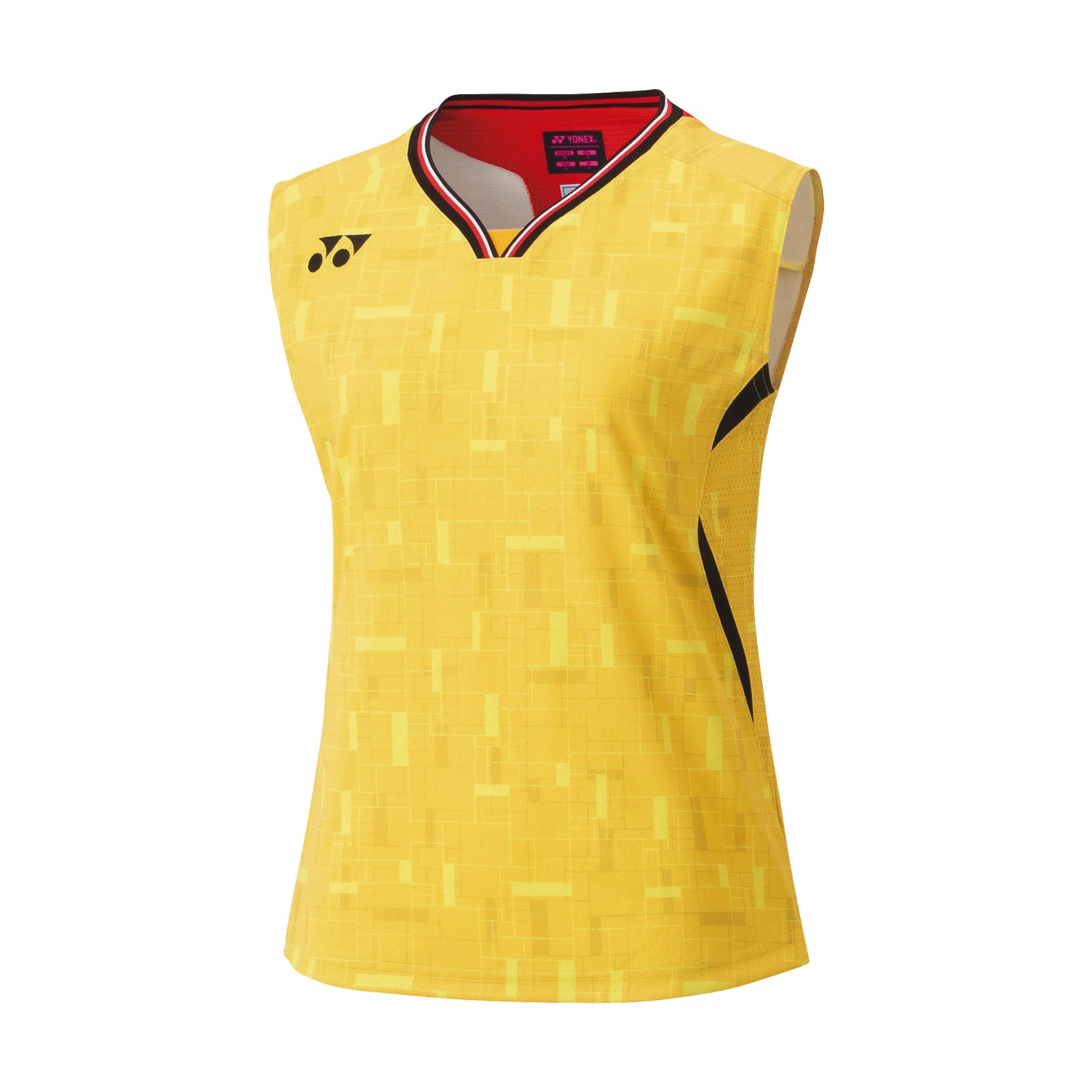 YONEX 2025 Japan National Team Women's Sleeveless Top 20918YX Bright Golden Yellow - Gem Sports