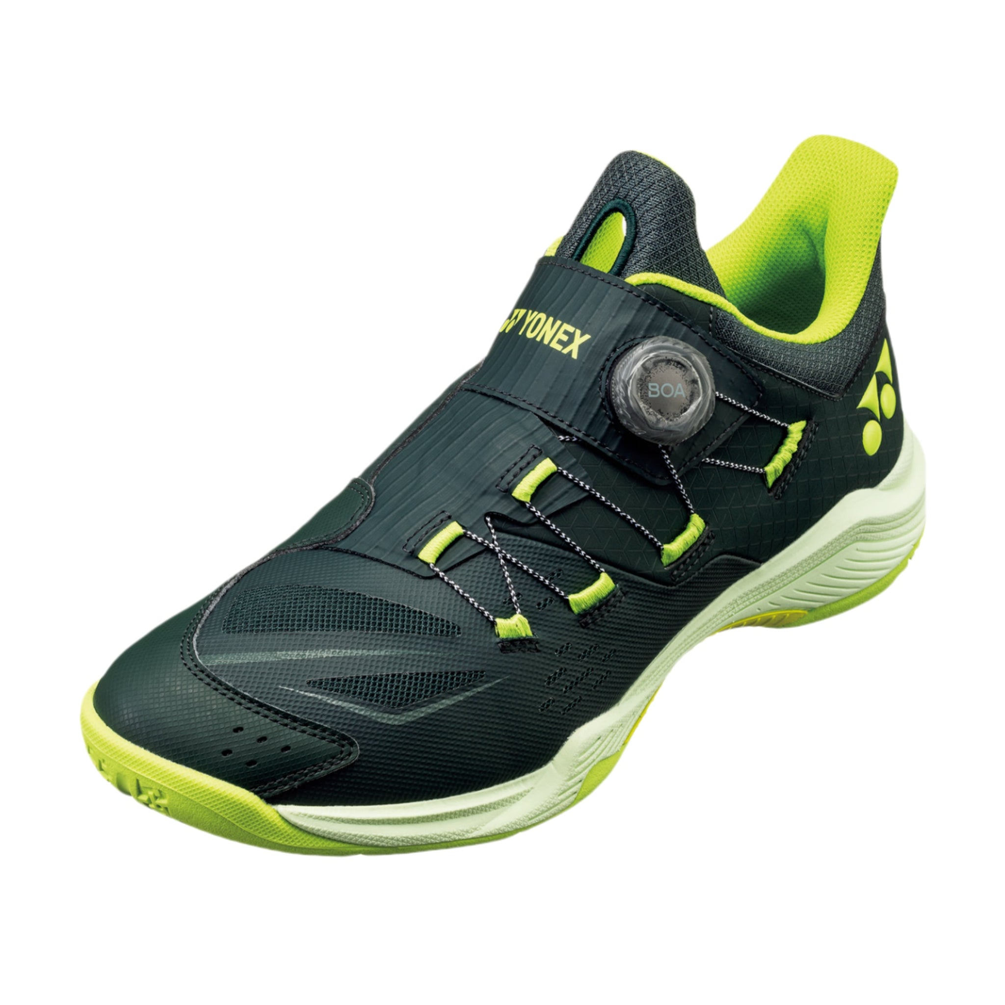 YONEX 2025 Power Cushion 88 DIAL 3 UNISEX Badminton Shoes - Deep Green - Gem Sports