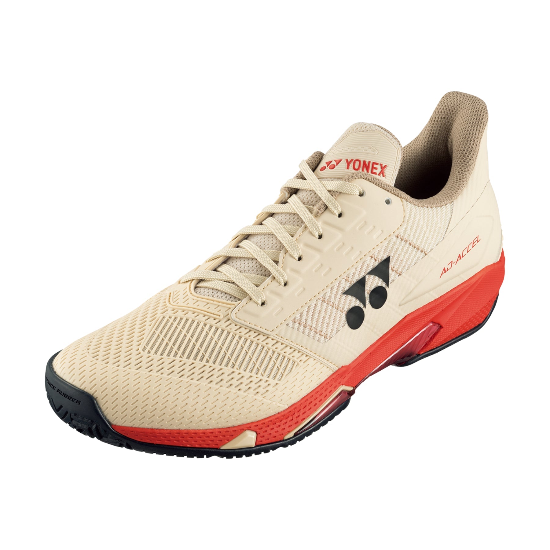 YONEX 2025 Power Cushion AD - ACCEL MEN'S Tennis Shoes (All Court) - Sand Beige - Gem Sports