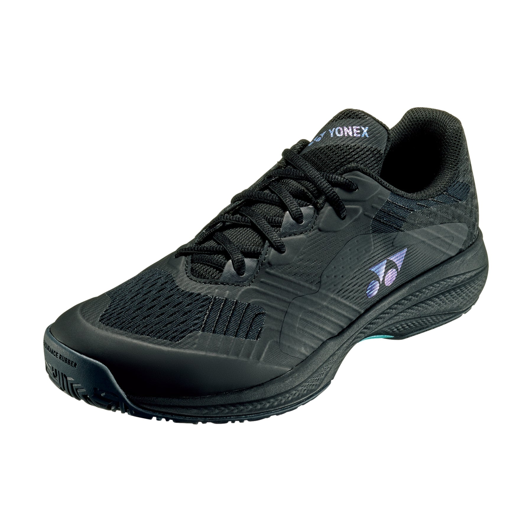 YONEX 2025 Power Cushion SONICAGE WIDE UNISEX Tennis Shoes (All Court) - Black - Gem Sports