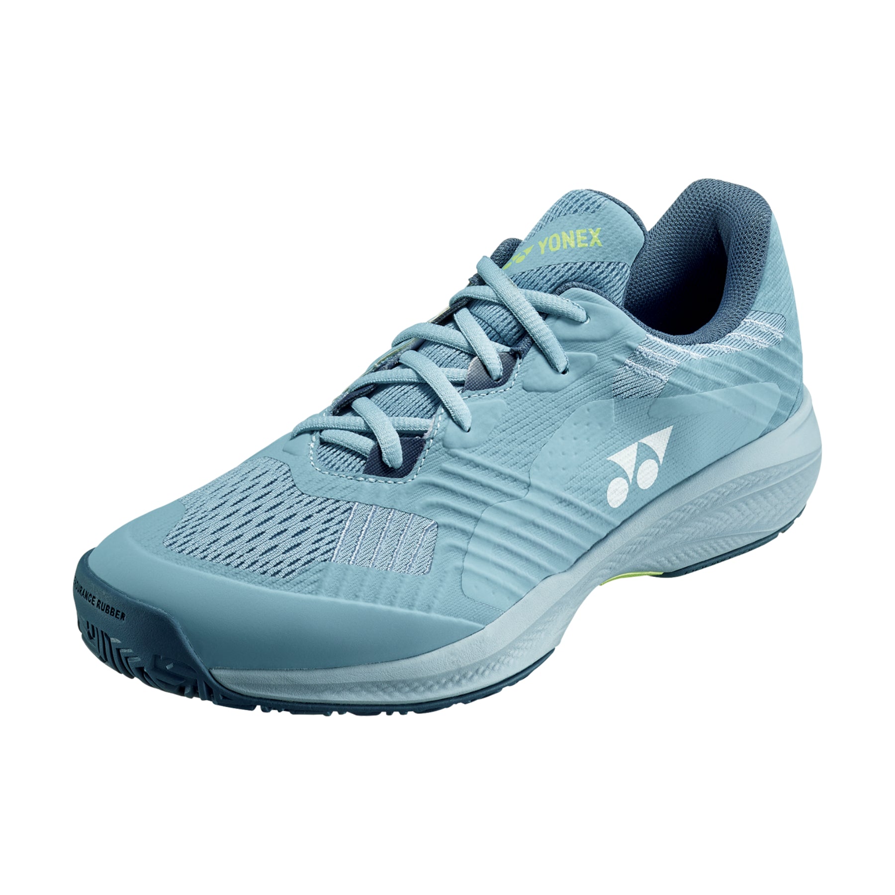 YONEX 2025 Power Cushion SONICAGE WIDE UNISEX Tennis Shoes (All Court) - Grayish Blue - Gem Sports