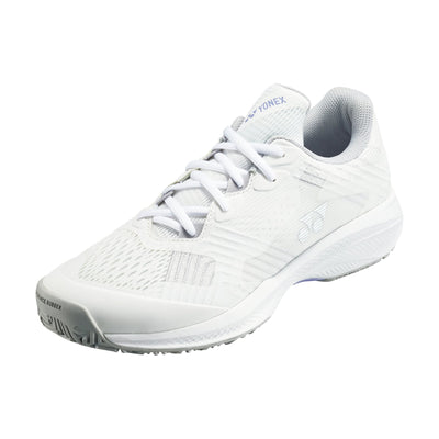 YONEX 2025 Power Cushion SONICAGE WOMEN'S Tennis Shoes (All Court) - White/Gray - Gem Sports