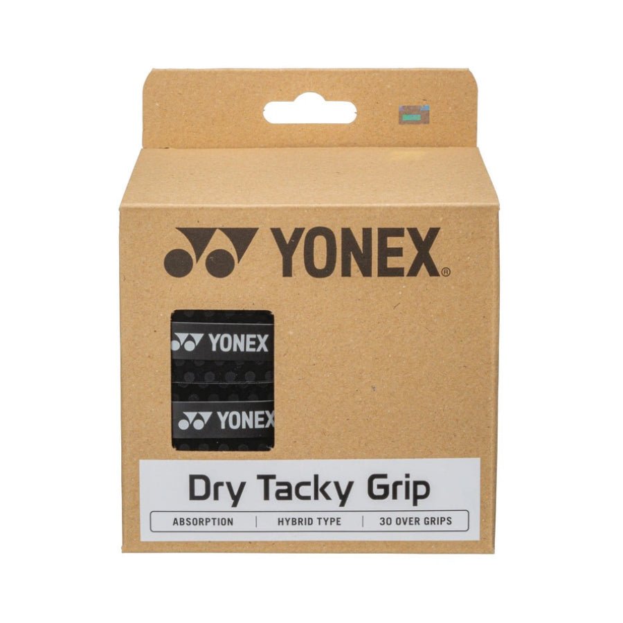 YONEX Dry Tacky Grip (30 Wraps) AC153 - 30 - Black - Gem Sports